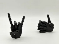 Poseable articulated hand model 3D model