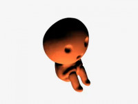 sitting kodama mix 3D model