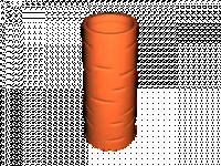 Collapsible Carrot 3D model