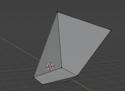 Overhang geometry cube 3D model