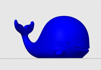 Whale 3D model