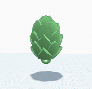 Hops 3D model