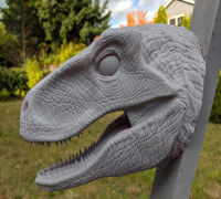 Velociraptor Head For Wall (Large) 3D model