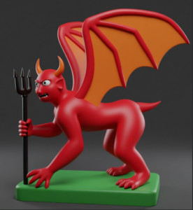 Demonio 3D model