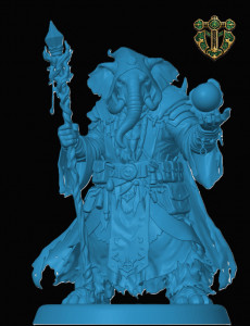 Loxodon Wizard 3D model