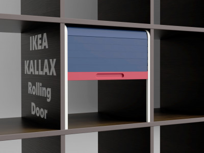 IKEA KALLAX Rolling Door 3D model