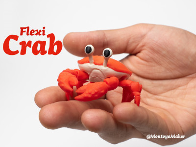Flexible Crab 3D model