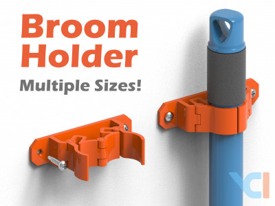 Broom Holder 3D model