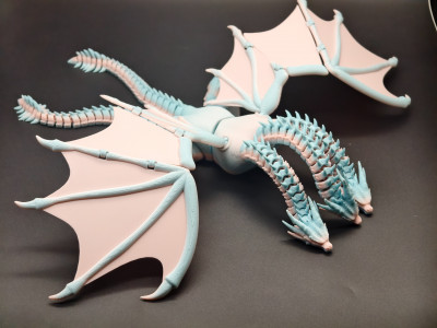 基多拉，宇宙怪兽，无需支撑 3D model