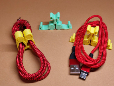Cable clip 3D model