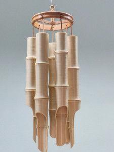 Bamboo wind chimes 3D model
