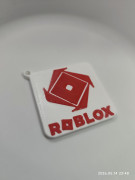 Roblox logo keychain 3D model