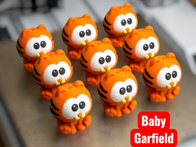 Baby Garlfield 3D model
