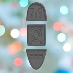 BYO Remote Cookie Cutter Set 3D model