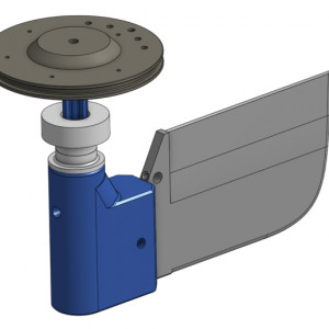 Kayak Flipdown Rudder 3D model