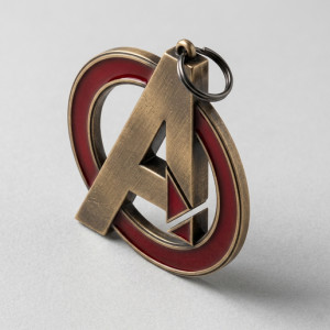 AVENGERS LOGO KEYCHAIN 3D model