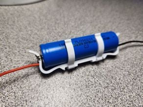 18650 Springy Battery Holder 3D model