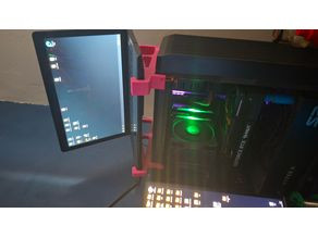 Latop Stand for PC case 3D model