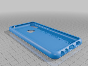 Zenfone Max Pro M1 with name stencil 3D model