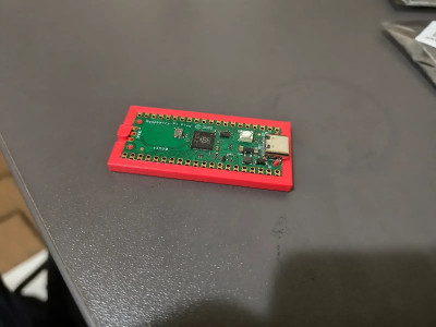 Raspberry Pi Pico Slim Holder 3D model