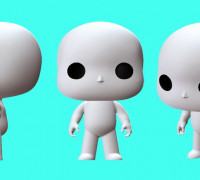 FUNKO POP BASE 3D model