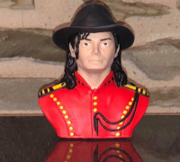Bust michael jackson 3D model