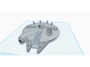 The Millennium Falcon 3D model