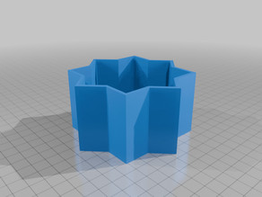 MACETA DE ESTRELLA 3D model
