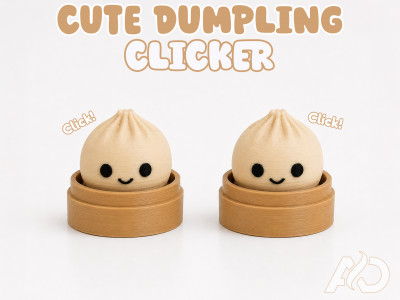CUTE DUMPLING CLICKER 3D model