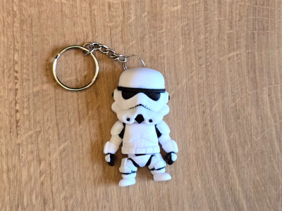 Star Wars Stormtrooper flexi keychain 3D model