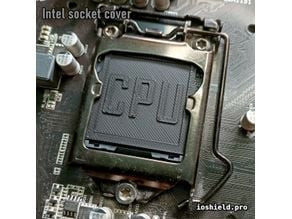 Universal intel socket cover 3D model