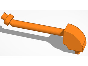 HO scale air hose 3D model