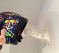 Motorcycle helmet holder 3D model