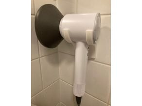 Wall mount for blow dryer 3D model