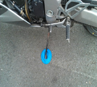 Motorcycle Side Stand Pad 3D model