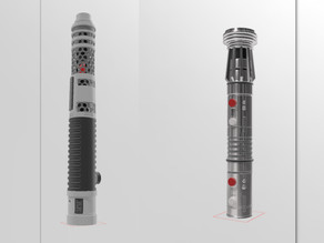 maul shadow lord sabers 3D model
