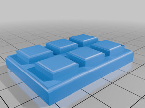 Chocolate bar keychain 3D model