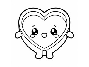 Heart Cookie Cutter​ 3D model