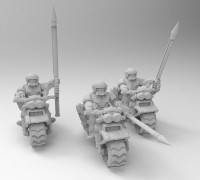 Rough ride rider 3D model