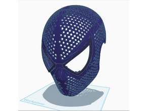Sam Raimi Spider-Man Faceshell (cut for small printers) 3D model