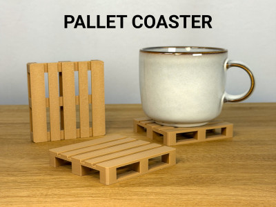 Pallet Coaster 3D model