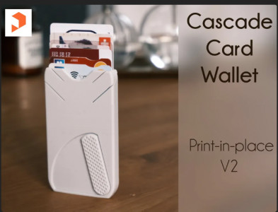 Cascade Card Wallet V2 3D model