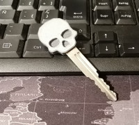 Skull key cap 3D model