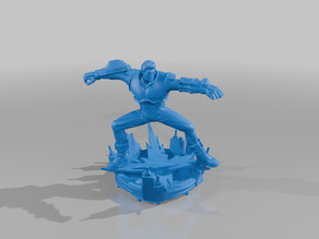 super hero character 3D model