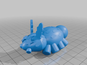 deep sea bunny 3D model