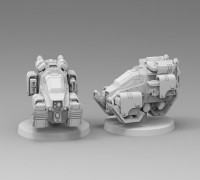 attack hover motorcycle (28mm)  3D model