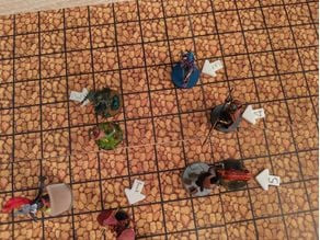 DnD/TTRPG numbered arrow indicators 3D model