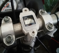 Motorcycle Casio clock holder 3D model