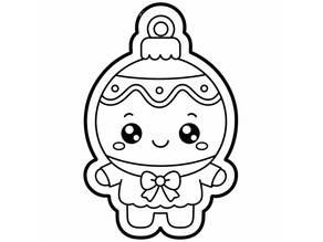 Ornament Cookie Cutter 3D model