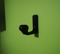 Wall bracket for motorcycle helmet 3D model